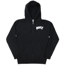 Load image into Gallery viewer, OG LOGO ZIP UP HOODIE (BLACK)
