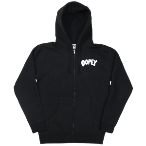 OG LOGO ZIP UP HOODIE (BLACK)