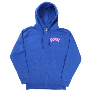 OG LOGO ZIP UP HOODIE (ROYAL)