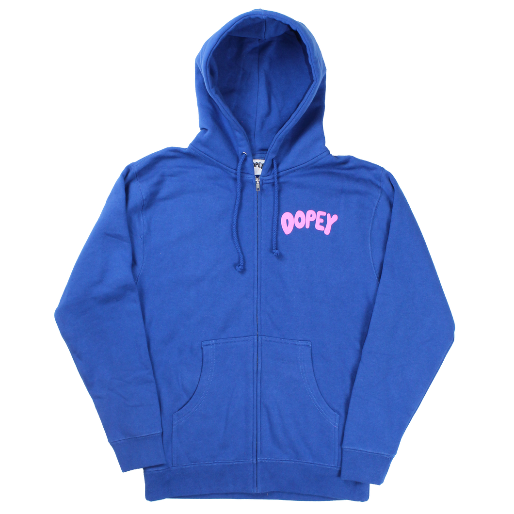 OG LOGO ZIP UP HOODIE (ROYAL)