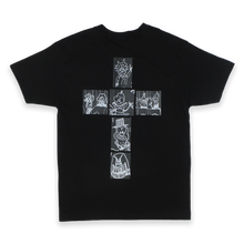 Load image into Gallery viewer, PLAYFUL CROSS TEE (BLACK)
