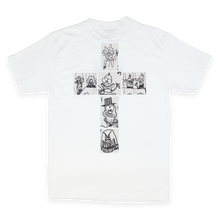 Load image into Gallery viewer, PLAYFUL CROSS TEE (WHITE)
